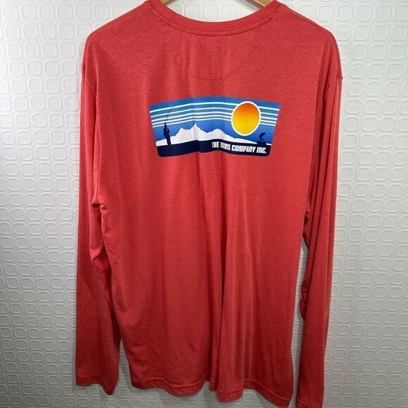 Orvis drirelease Long Sleeve Logo Shirt Size XL Color Coral - Picture 6 of 11